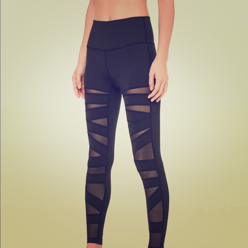 Lululemon Wunder Under High Rise Mesh Tight